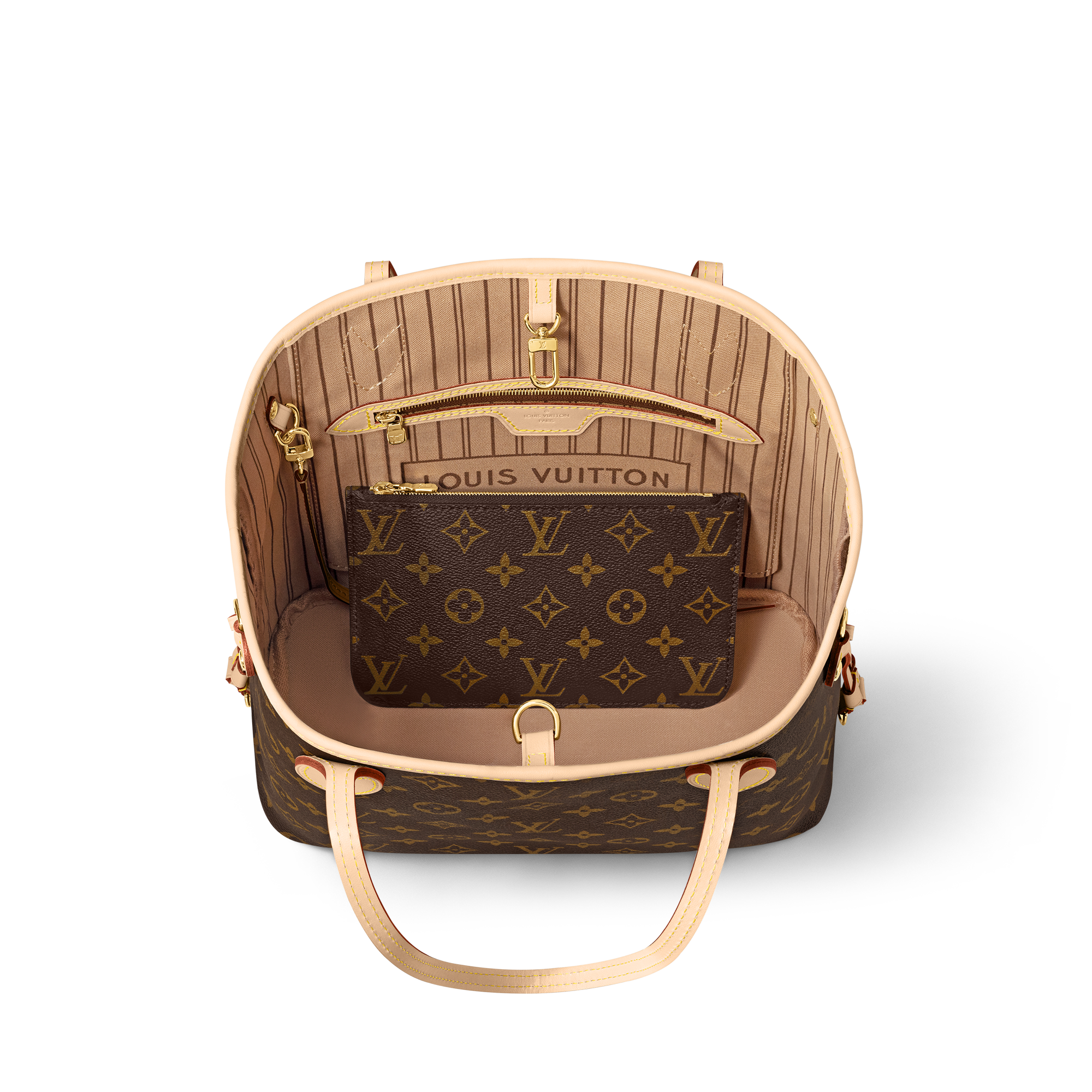 LOUIS VUITTON ネヴァーフルPM Neverfull PM Tamanho Pequeno Marrom Sacola | LOUIS VUITTON®